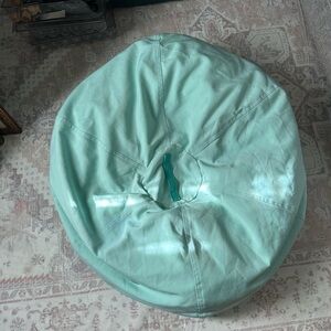 Blue large beanbag